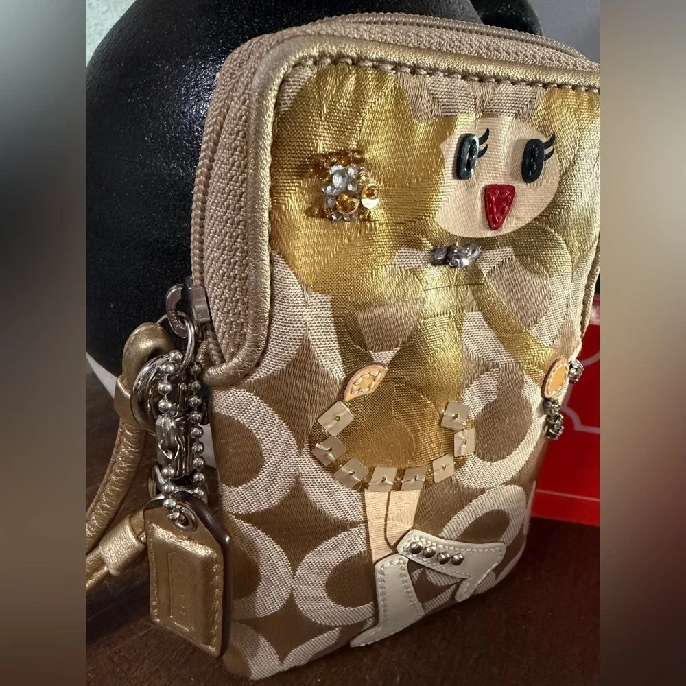 Coach Poppy Chan “Goldy” Wristlet - Picture 7 of 12